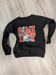 Game Day Design- Crewneck-toddler 5t, Black