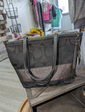 Black Coach Tote Bag