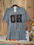 Short Sleeve, Unisex OH with Leopard Bolt- Different colors