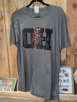 Short Sleeve, Unisex OH with Leopard Bolt- Different colors