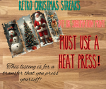 DTF Or Sublimation Print- Retro Christmas Streaks