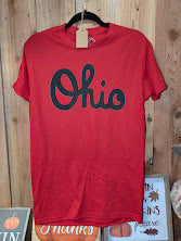 OH Short Sleeve Tee- Solid Red