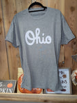 OH Short Sleeve Tee- Athletic Grey/Off white ink