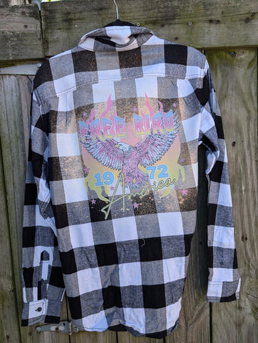 Bleached and Printed Flannel- Size Medium