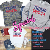 Trump DTF Prints- Several Options