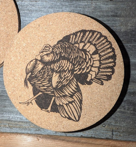 Turkey Cork Coaster