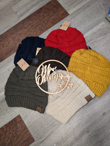 Solid Ribbed Beanie "The Original" Beanie- Multiple Colors