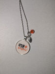 Let's Go Bengals Kiss necklace-24 inch chain