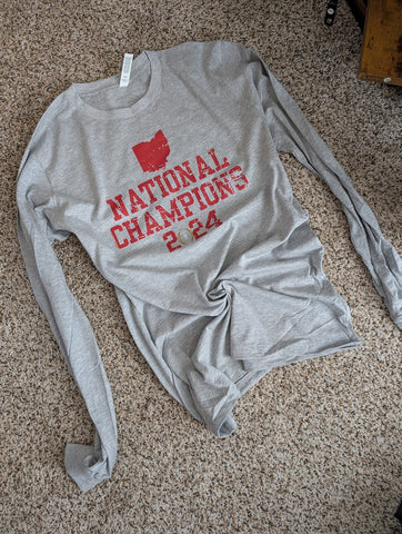 National Champions 2024 - Graphic Tees, long sleeves, and crewnecks!