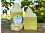 Lemon & Poppy - Hemp & Shea Butter Frosted Scrub Bar Soap