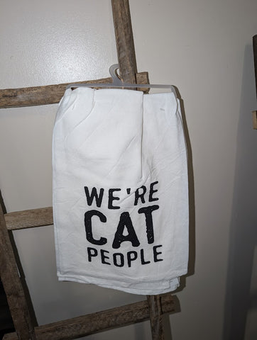 We are Cat People Dish Towels