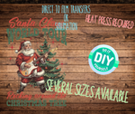 DTF Or Sublimation Print- Santa Claus Tour