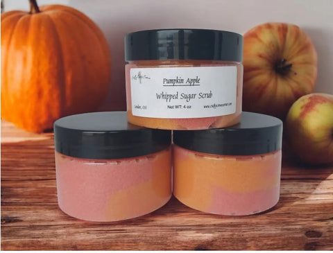 Pumpkin Apple Whipped Sugar Scrub- 4 oz