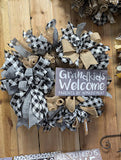 Grandkids Welcome Wreath 24 inches